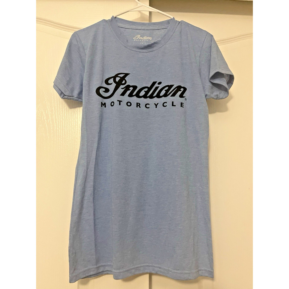 Indian Motorcycle Woman’s Riverside County Light Blue M L & XL available